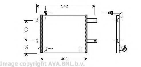 AVA QUALITY COOLING VW5177 Конденсатор, кондиционер