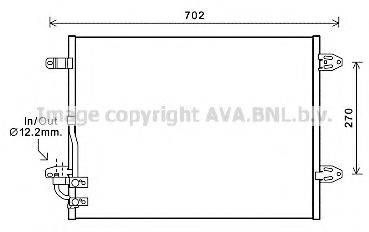 AVA QUALITY COOLING VW5323 Конденсатор, кондиционер