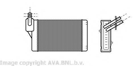 AVA QUALITY COOLING VW6060 Теплообменник, отопление салона