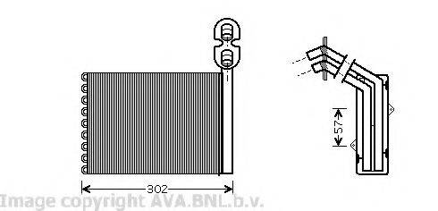 AVA QUALITY COOLING VW6202 Теплообменник, отопление салона