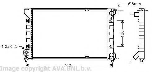 AVA QUALITY COOLING VWA2041 Радиатор, охлаждение двигателя