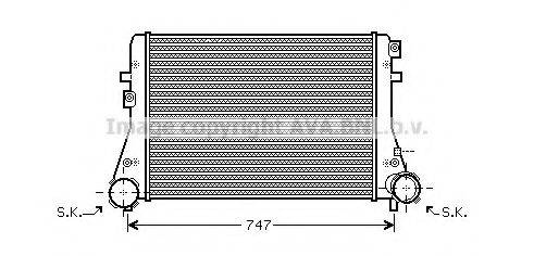 AVA QUALITY COOLING VWA4227 Интеркулер