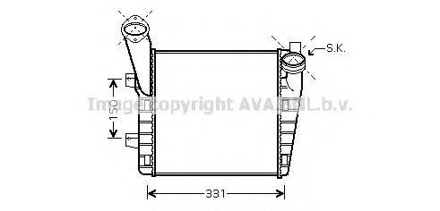 AVA QUALITY COOLING VWA4234 Интеркулер