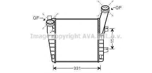 AVA QUALITY COOLING VWA4263 Интеркулер