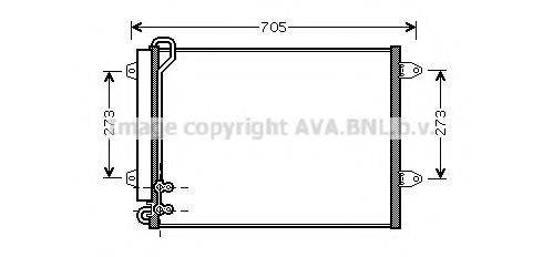 AVA QUALITY COOLING VWA5225D Конденсатор, кондиционер