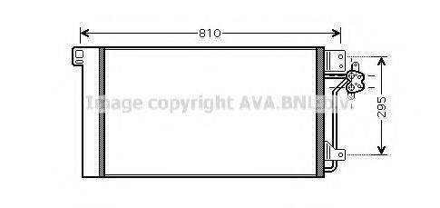 AVA QUALITY COOLING VWA5236D Конденсатор, кондиционер