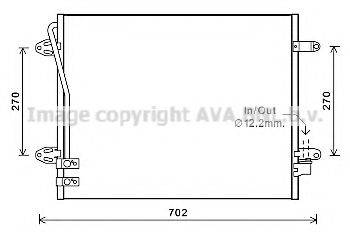 AVA QUALITY COOLING VWA5322 Конденсатор, кондиционер