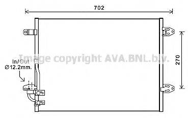 AVA QUALITY COOLING VWA5323 Конденсатор, кондиционер