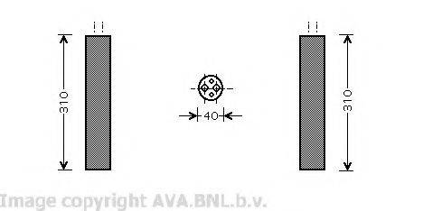 AVA QUALITY COOLING VWD073 Осушитель, кондиционер