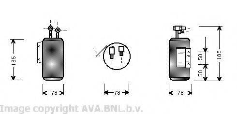 AVA QUALITY COOLING VWD169 Осушитель, кондиционер