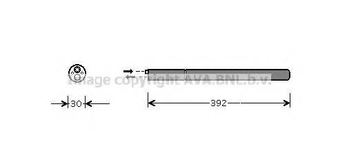 AVA QUALITY COOLING VWD212 Осушитель, кондиционер