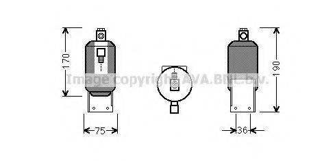 AVA QUALITY COOLING VWD292 Осушитель, кондиционер