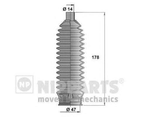 NIPPARTS J2840504 Комплект пылника, рулевое управление