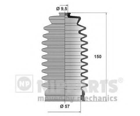 NIPPARTS J2842000 Комплект пылника, рулевое управление