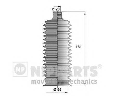 NIPPARTS J2842026 Комплект пылника, рулевое управление