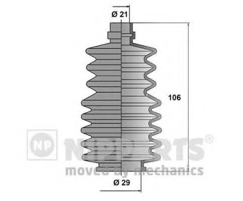 NIPPARTS J2847008 Комплект пылника, рулевое управление