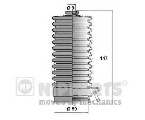 NIPPARTS J2851005 Комплект пылника, рулевое управление