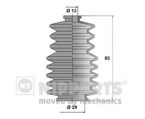 NIPPARTS J2857000 Комплект пылника, рулевое управление