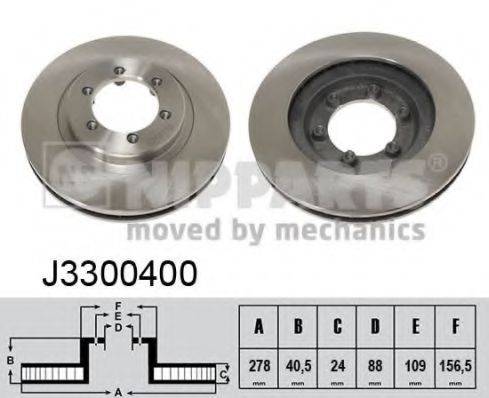 NIPPARTS J3300400 Тормозной диск