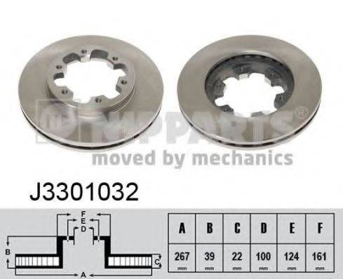 NIPPARTS J3301032 Тормозной диск