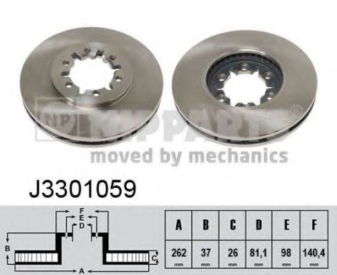 NIPPARTS J3301059 Тормозной диск