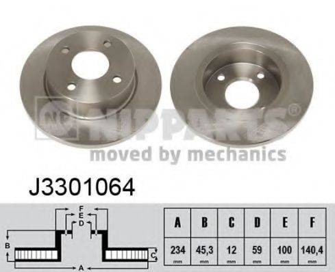 NIPPARTS J3301064 Тормозной диск