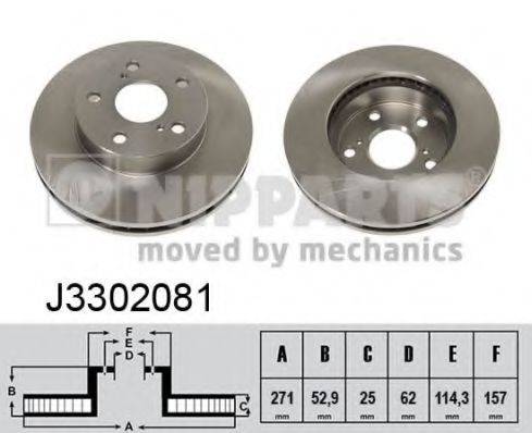 NIPPARTS J3302081 Тормозной диск