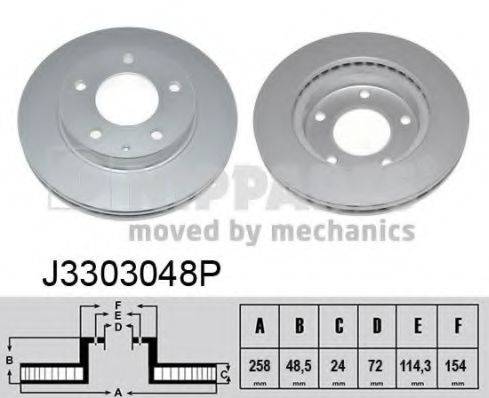 NIPPARTS J3303048P Тормозной диск