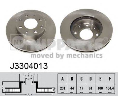 NIPPARTS J3304013 Тормозной диск