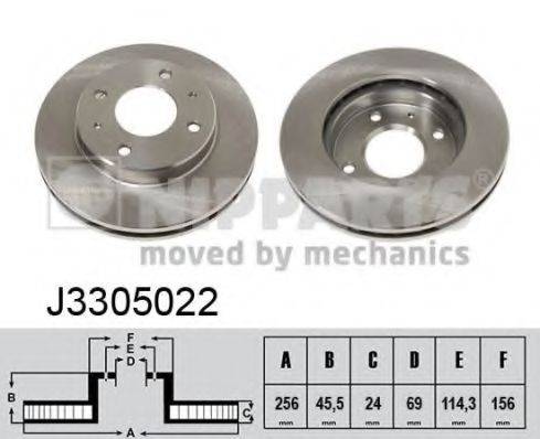 NIPPARTS J3305022 Тормозной диск