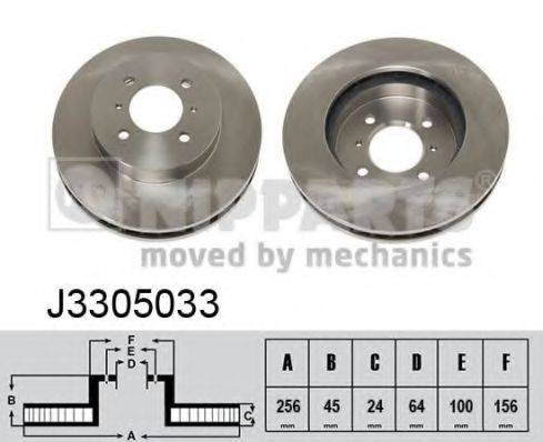 NIPPARTS J3305033 Тормозной диск
