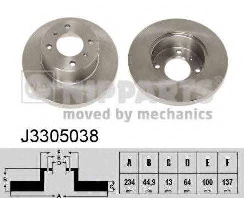 NIPPARTS J3305038 Тормозной диск