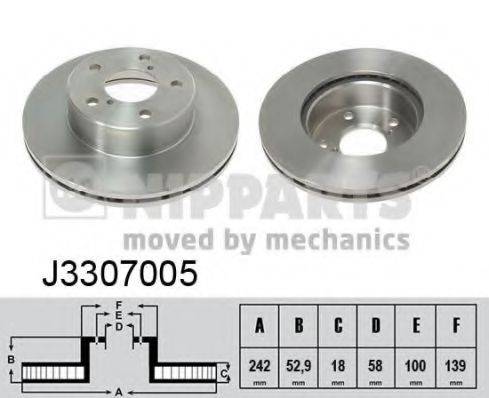 NIPPARTS J3307005 Тормозной диск