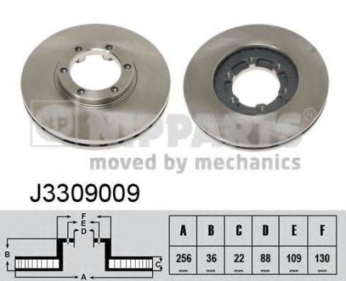 NIPPARTS J3309009 Тормозной диск