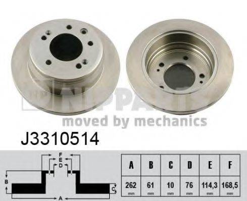 NIPPARTS J3310514 Тормозной диск