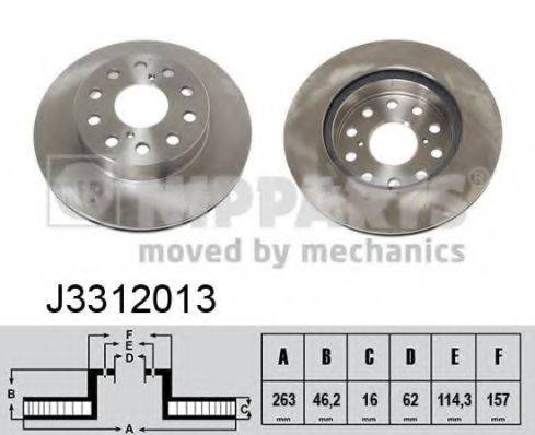 NIPPARTS J3312013 Тормозной диск