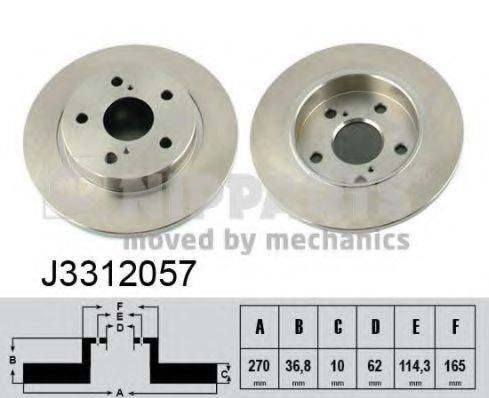 NIPPARTS J3312057 Тормозной диск