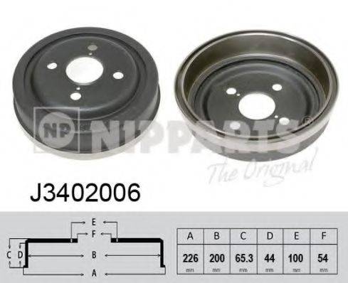 NIPPARTS J3402006 Тормозной барабан