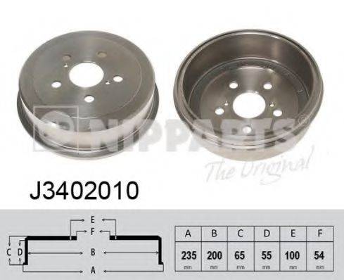 NIPPARTS J3402010 Тормозной барабан