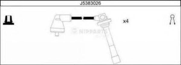 NIPPARTS J5383026 Комплект проводов зажигания