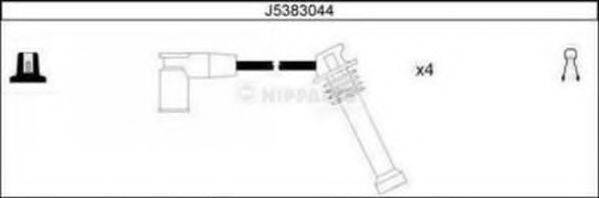 NIPPARTS J5383044 Комплект проводов зажигания