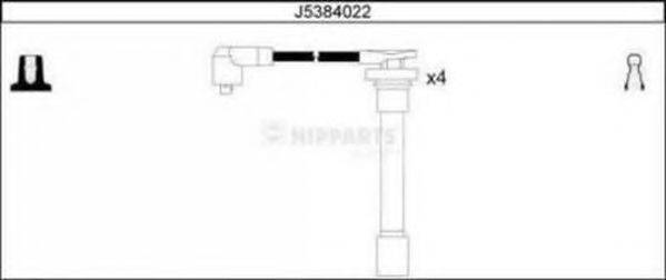 NIPPARTS J5384022 Комплект проводов зажигания