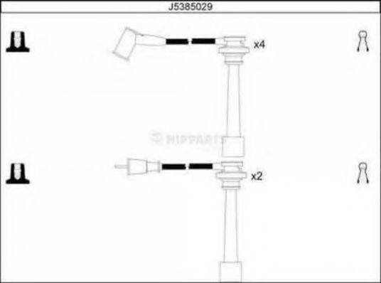 NIPPARTS J5385029 Комплект проводов зажигания