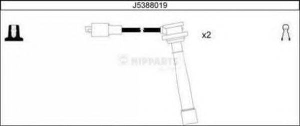 NIPPARTS J5388019 Комплект проводов зажигания