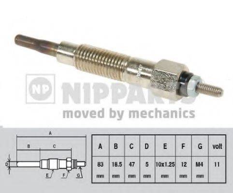 NIPPARTS J5711008 Свеча накаливания