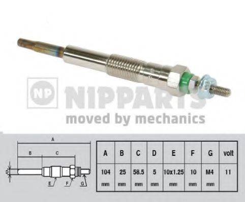 NIPPARTS J5712013 Свеча накаливания