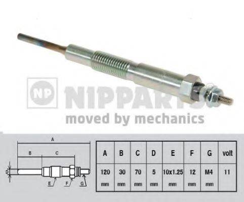 NIPPARTS J5713010 Свеча накаливания