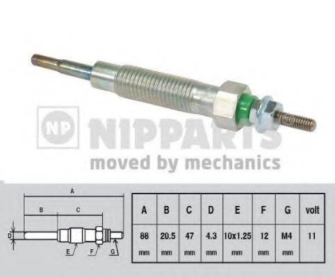 NIPPARTS J5715011 Свеча накаливания