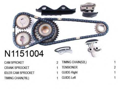 NIPPARTS N1151004 Комплект цели привода распредвала