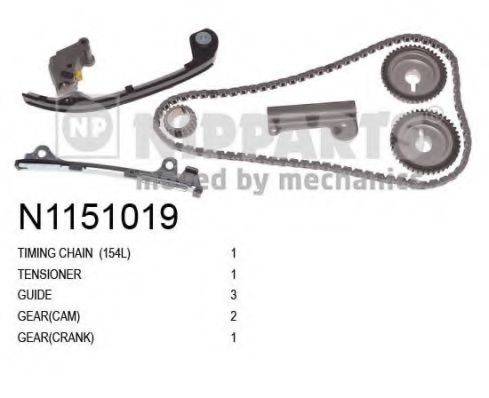 NIPPARTS N1151019 Комплект цели привода распредвала